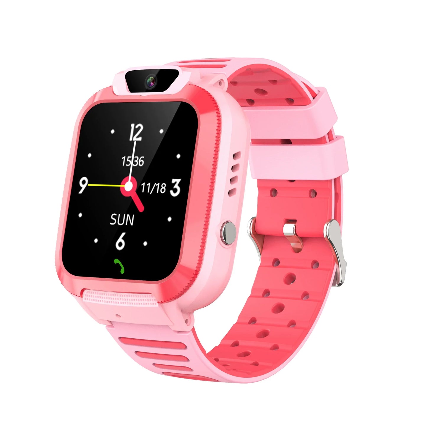 DH11 Kids Smart Watch 4G LTE HD Video Call Real-Time GPS Tracker SOS Button School Mode IP68 Waterproof