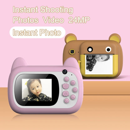 Best 2024 A7A Instant Printing Children Printer Screening Usb Thermal Camera Module with 32g Card for Kids