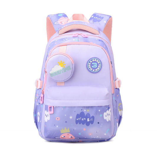 New Fashionable Waterproof Kindergarten Backpack Cute Boy/Girl Design Grade 2 Size Spine Protecting Zipper Closure Polyester