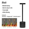 Led Portable Desk Lamps Rechargeable Metal Eye-Protection Night Light Touch Bedside Restaurant Courtyard Atmosphere Table Lamp