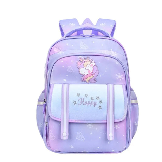 New Trend Girls Students Schoolbag Load Reduction Large Capacity Easy to Accommodate Backpack Mochila Esc
