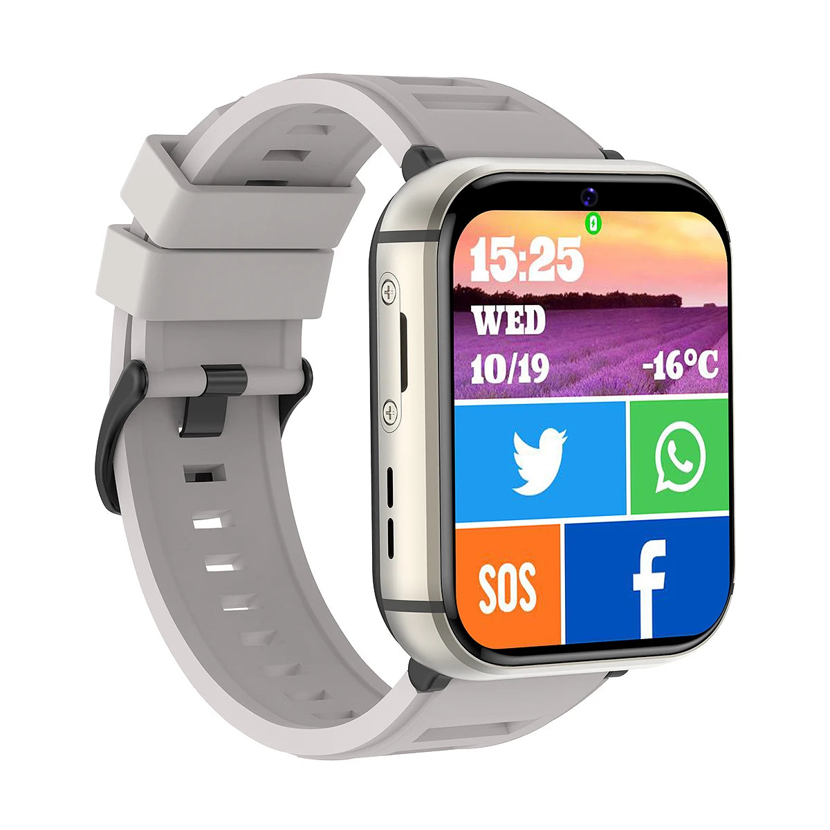 2.08 Inch GPS Navigator Wifi Bluetooth Music Video Call HD Camera 4G SIM Android APP Download Sport Smart Watch