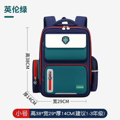 Shaodong's Lightweight Burden-Reducing Kidsren's Backpacks Large Capacity Multi-Flap Pocket Pants Primary School Students Grades