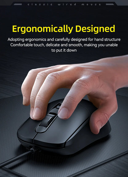 Hot Sale T-WOLF Personalized Mouse G580 Wired Office Mouse 4D Business Normal Mouse Mice for Laptop Desktop