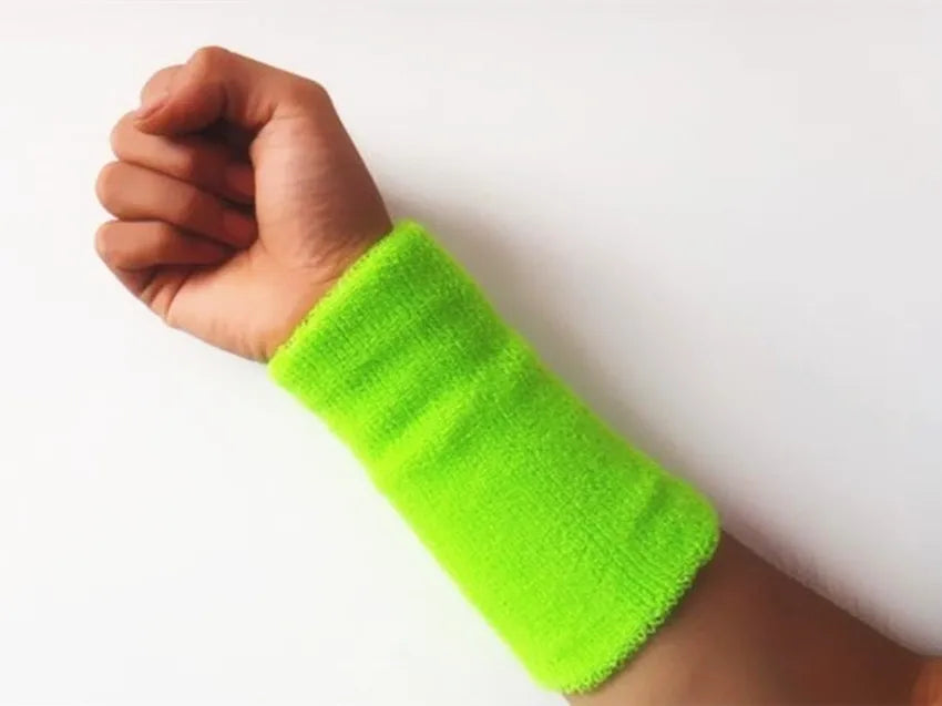 High Quality Sports Sweat Towel Wristband Cotton Elastic Bandage Hand Sport Wristband Gym Support Wrist Brace Wrap Carpal Tunnel