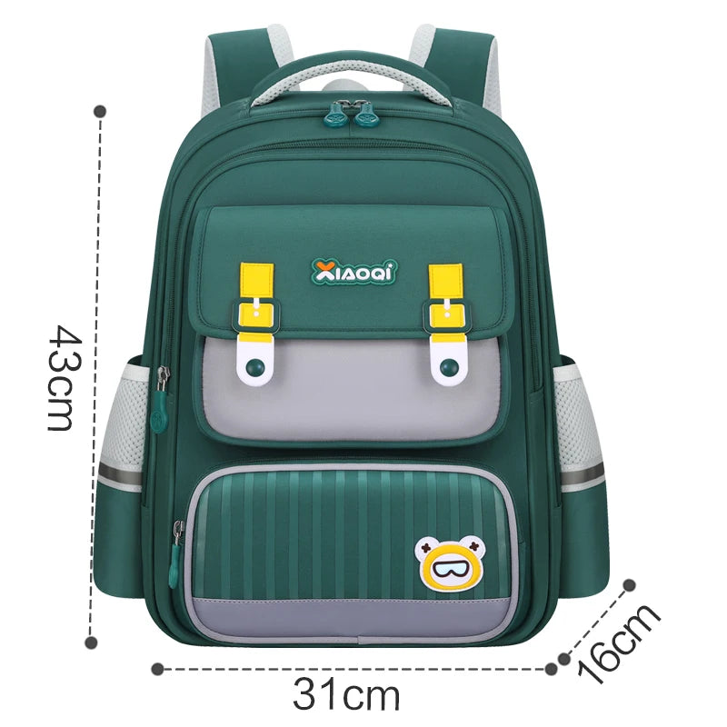 Fashion British Style School Bag Students 2-6 Years Old ridge protection Easy Storage Anti Water Backpack