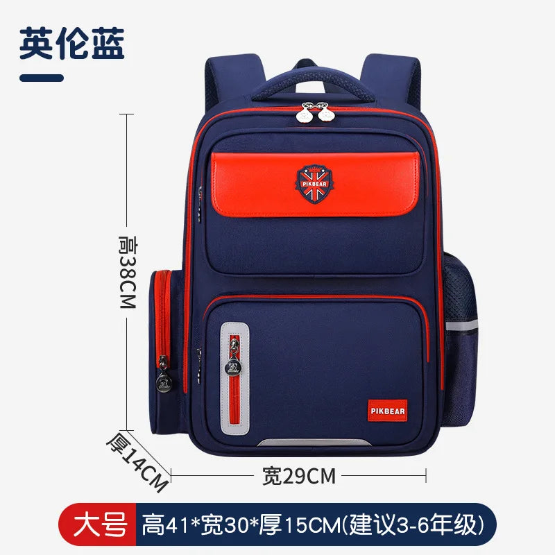 Shaodong's Lightweight Burden-Reducing Kidsren's Backpacks Large Capacity Multi-Flap Pocket Pants Primary School Students Grades