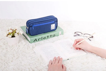 Large Capacity Pencil Case Stationery Cute Boys Girls Gift Pen Bag Pen Box Pencil Cases Storage Student School Office Supplies