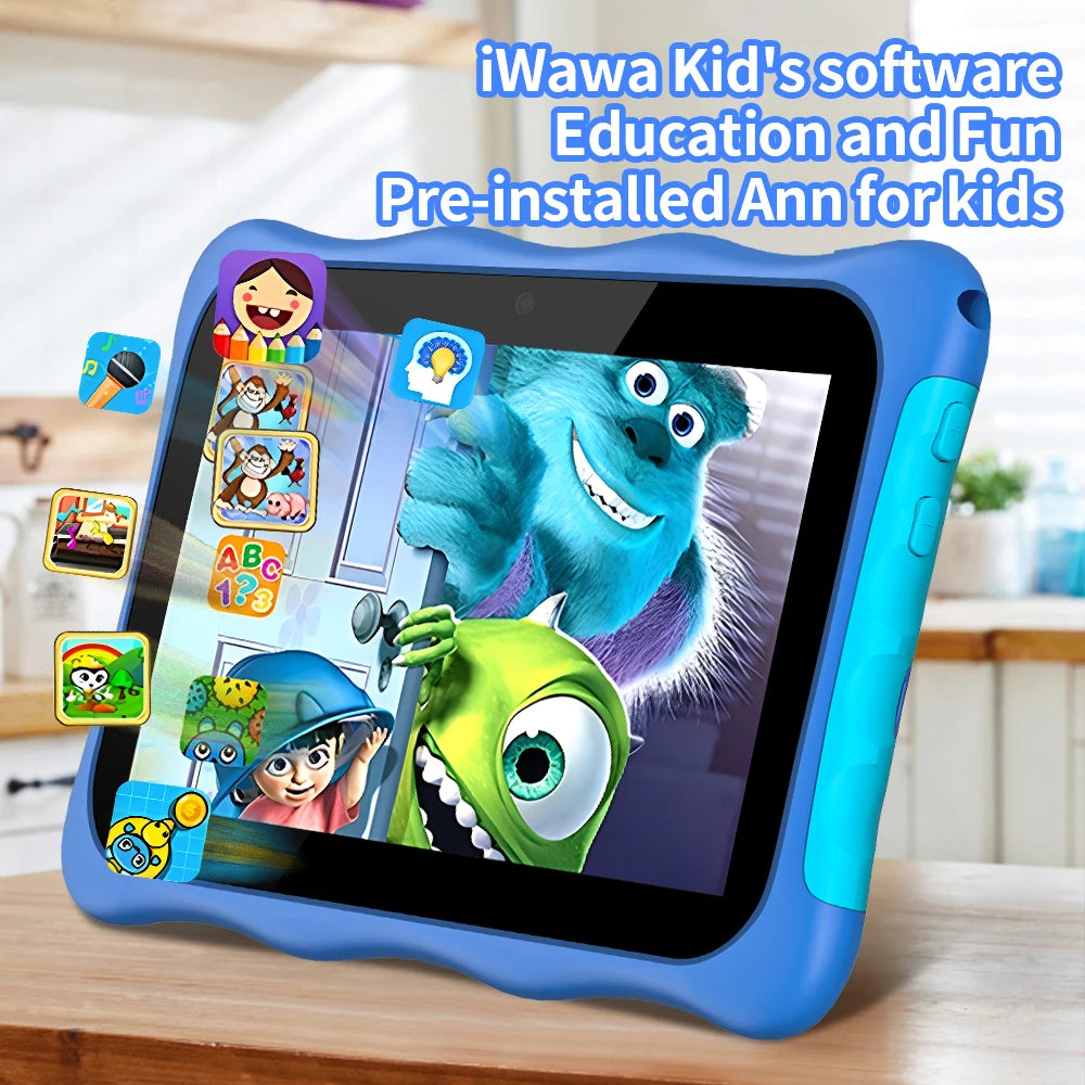Hot Selling 7 Inch Android 11 Tablet Smart Touch Screen HD Used RAM 6+128GB for Educational Use for Children