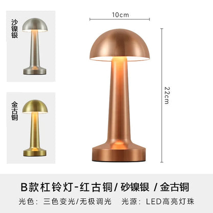 Wholesale Cordless Luxury Reading Lamps Rechargeable LED Desk Lamps Wireless Charger Metal Material Low Price for Restaurant Use