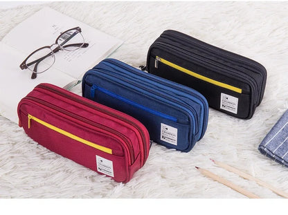Large Capacity Pencil Case Stationery Cute Boys Girls Gift Pen Bag Pen Box Pencil Cases Storage Student School Office Supplies