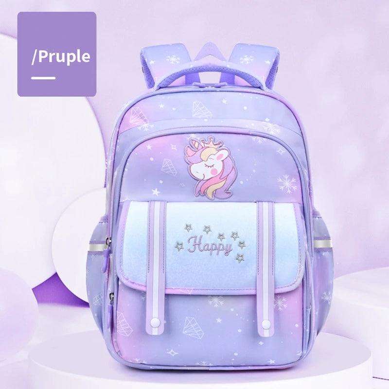 New Trend Girls Students Schoolbag Load Reduction Large Capacity Easy to Accommodate Backpack Mochila Esc