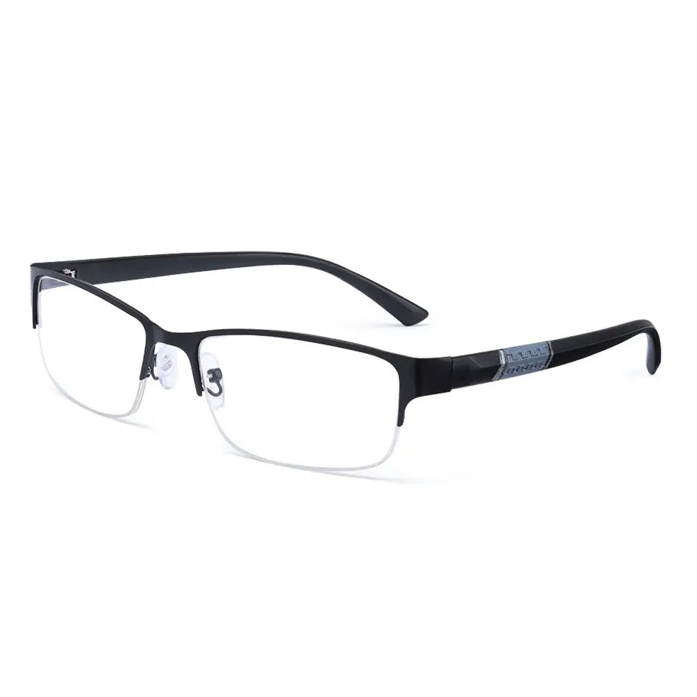 Reading Glasses Men Women High Quality Half-frame Diopter Glasses Business Male Presbyopic Eyeglasses +1.0 1.5 2.0 2.5 3.0 3.5 4