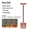 Led Portable Desk Lamps Rechargeable Metal Eye-Protection Night Light Touch Bedside Restaurant Courtyard Atmosphere Table Lamp