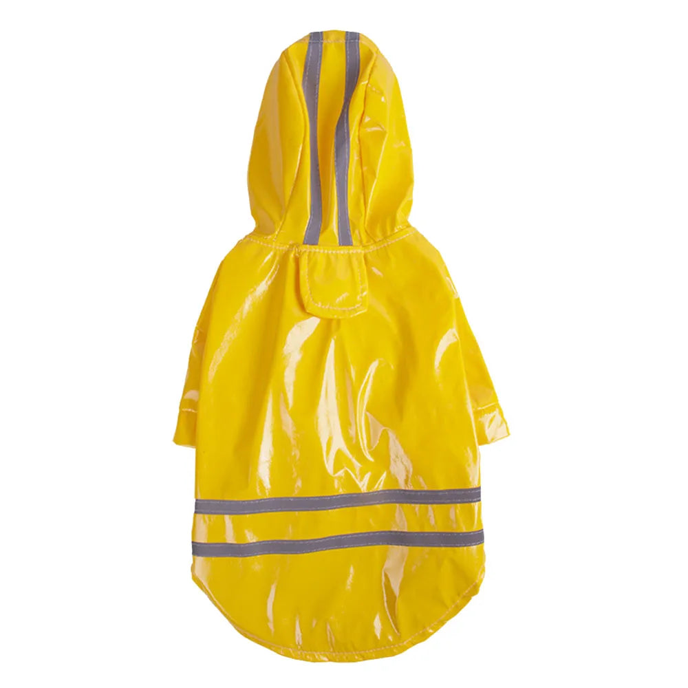 Dog Raincoat Reflective Pet Puppy Clothes Small Dog Rain Jacket Waterproof Yorkie Poodle Bichon Pomeranian Schnauzer Corgi Coat