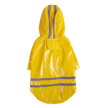Dog Raincoat Reflective Pet Puppy Clothes Small Dog Rain Jacket Waterproof Yorkie Poodle Bichon Pomeranian Schnauzer Corgi Coat