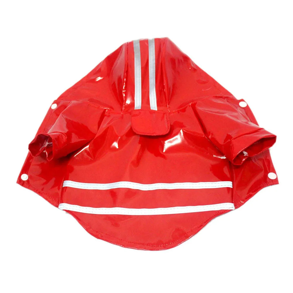 Dog Raincoat Reflective Pet Puppy Clothes Small Dog Rain Jacket Waterproof Yorkie Poodle Bichon Pomeranian Schnauzer Corgi Coat