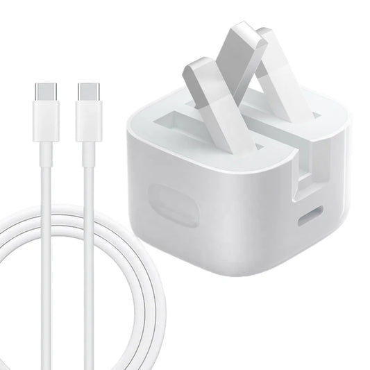 EU US UK AU Plug 20W USB C Fast QC3.0 Wall Charger Block PD Function OTP & OVP Protection for iPhone 15/14/13 Mobile Phone