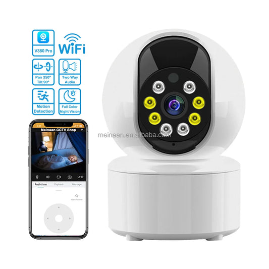 Wholesale 3MP Indoor Monitor Smart Video V380 Pro Wireless CCTV PTZ Camera 360 IP Home WiFi Network CCTV Security Camera