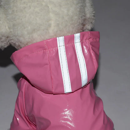 Dog Raincoat Reflective Pet Puppy Clothes Small Dog Rain Jacket Waterproof Yorkie Poodle Bichon Pomeranian Schnauzer Corgi Coat