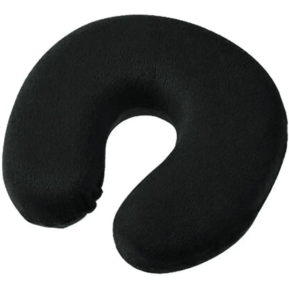 2PCs/lot  New U Shaped Travel Pillow Car Air Flight Inflatable Pillows Neck Support Headrest Cushion Soft Nursing Cushion Black