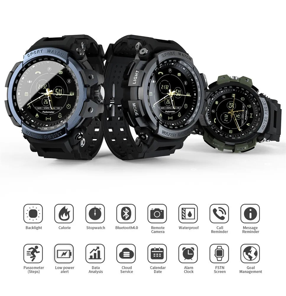 MK28 intelligent sports watch men's mountaineering Bluetooth watch outdoor step counting Bluetooth 4.0.