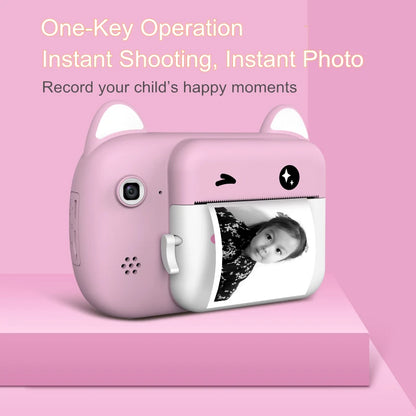 Best 2024 A7A Instant Printing Children Printer Screening Usb Thermal Camera Module with 32g Card for Kids