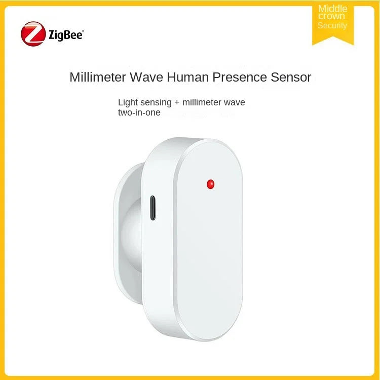 WiFi Zigbee Supported Home Assistant Millimeter Wave Human Body Presence Detector OLED Display USB Bar for Hotel Use Android