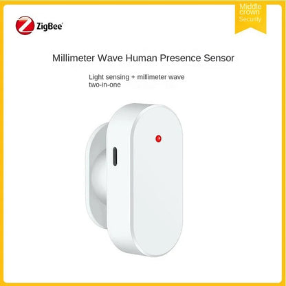 WiFi Zigbee Supported Home Assistant Millimeter Wave Human Body Presence Detector OLED Display USB Bar for Hotel Use Android