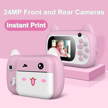 Best 2024 A7A Instant Printing Children Printer Screening Usb Thermal Camera Module with 32g Card for Kids
