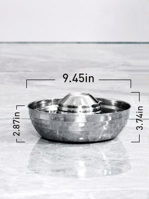 Cat Water Fountain Automatic Pet Dog Feeder Stainless Steel Water Dispenser Drinking Bowl with Ultra Quiet Pump Carbon Filters