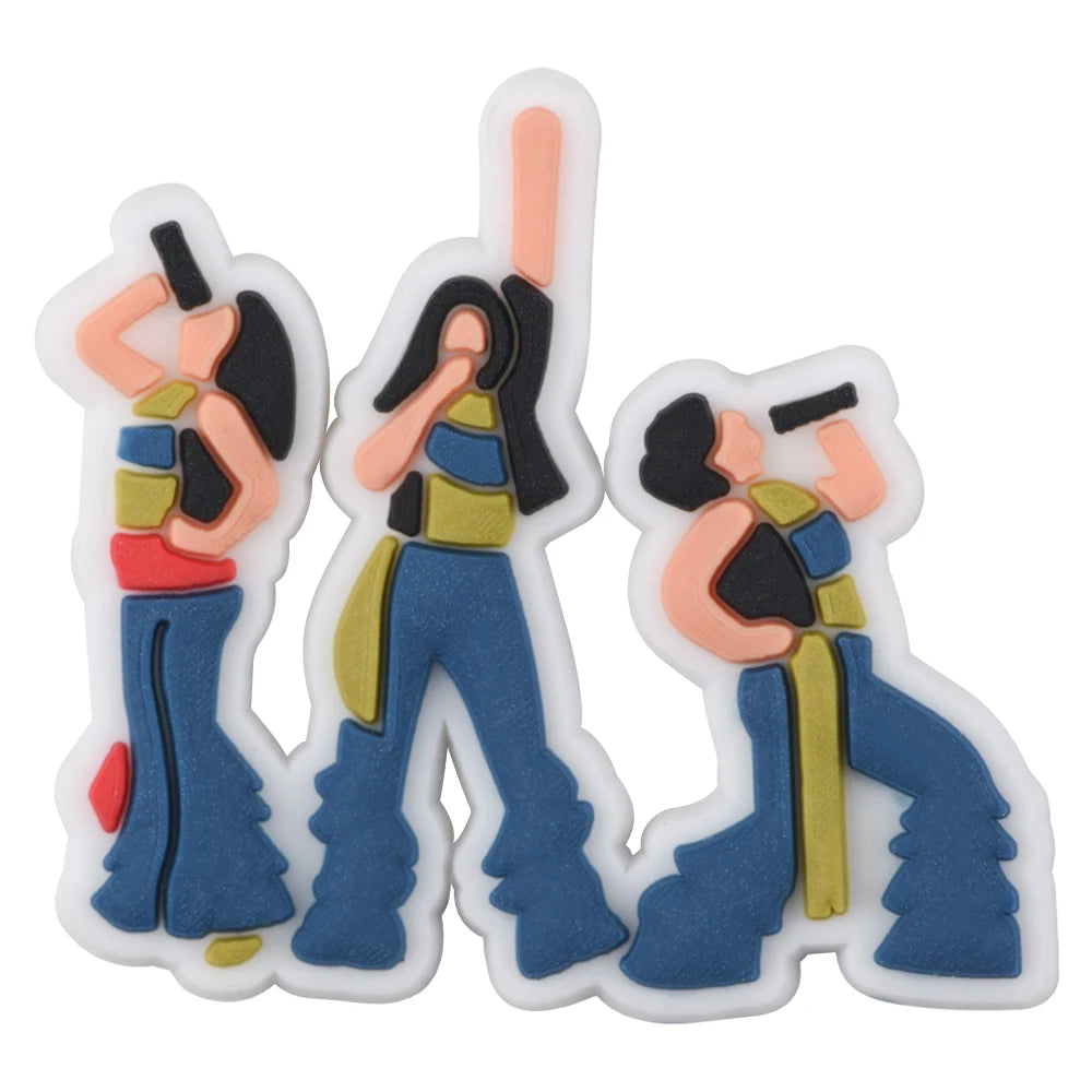 NEW 2025 Wholesale Custom Glow in the Dark Bunny Shoe Charms Accessories PVC Shoe Charms for Girls Kids Gift Clog Charm