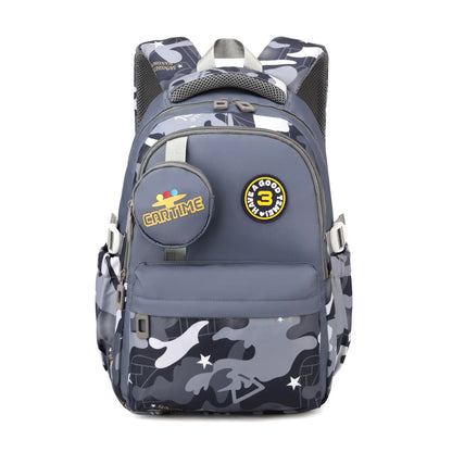 New Fashionable Waterproof Kindergarten Backpack Cute Boy/Girl Design Grade 2 Size Spine Protecting Zipper Closure Polyester