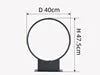 Modern Villa Courtyard Residential Garden View Outdoor Waterproof Ring LED Lawn Light