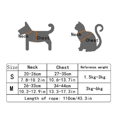 Lovely Small Pet Vest Chest Strap Dog Leash Traction Rope Walking Dog Cat Bunny Vest Harness Poodle Collar Leash Dog Accessories