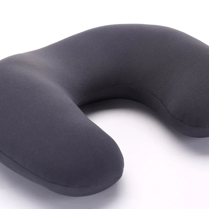 HazyBeauty Soild U Shaped Comfort Microbead Home Travel Car Neck Pillow Cushion Sleep Support Pain Relief Soft Nursing Cushion