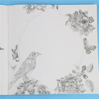 1 Pc 24 Pages Mandalas Flower Coloring Book for Children Adult Relieve Stress Kill Time Graffiti Painting Drawing Art Book