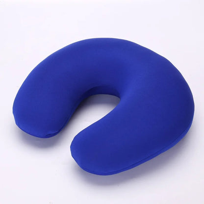 HazyBeauty Soild U Shaped Comfort Microbead Home Travel Car Neck Pillow Cushion Sleep Support Pain Relief Soft Nursing Cushion