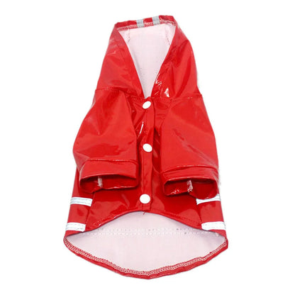 Dog Raincoat Reflective Pet Puppy Clothes Small Dog Rain Jacket Waterproof Yorkie Poodle Bichon Pomeranian Schnauzer Corgi Coat