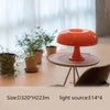 Italy Designer High Light Orange Mushroom Night Light Italy Designer Bedside Led Mushroom Table Lamp