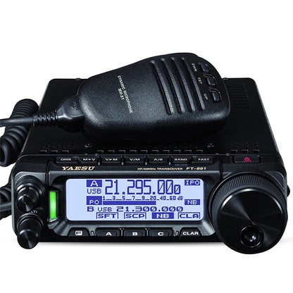 YAESU FT-891HF+50Mhz Full Mode Mobile Radio 100w High Power Two-way Radio Walkie Talkie Long Range 100km Mobile Base Station