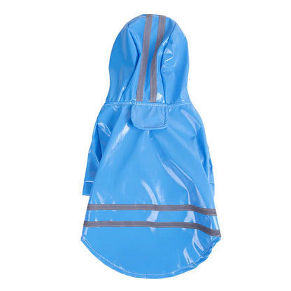 Dog Raincoat Reflective Pet Puppy Clothes Small Dog Rain Jacket Waterproof Yorkie Poodle Bichon Pomeranian Schnauzer Corgi Coat