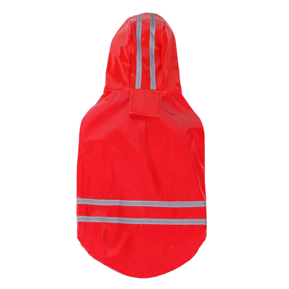 Dog Raincoat Reflective Pet Puppy Clothes Small Dog Rain Jacket Waterproof Yorkie Poodle Bichon Pomeranian Schnauzer Corgi Coat