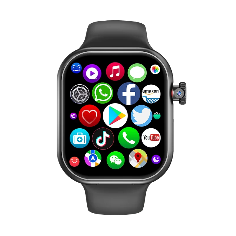 Wonlex MT107 Dual Speaker AMOLED Screen Big Memory Heart Rate Steps WIFI GPS Positioning 4G Android Smart Phone Watch