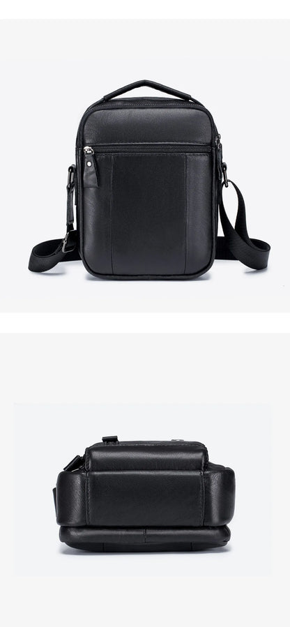 Brand 100% Genuine Leather Men's Shoulder Bags Messenger Bag for Men Crossbody Bags new Small Man Designer Handbag Bolso Male
