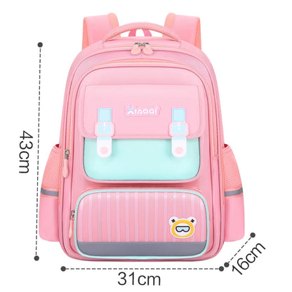 Fashion British Style School Bag Students 2-6 Years Old ridge protection Easy Storage Anti Water Backpack
