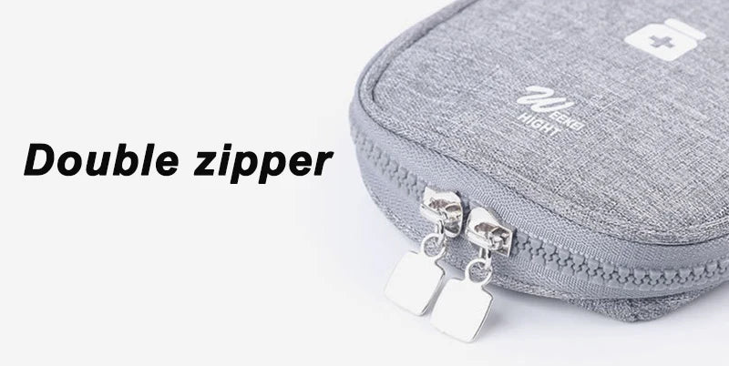 Mini Portable Medicine Storage Bag Camping Outdoor Travel First Aid Kit Medicine Bags Organizer Emergency Survival Bag Pill Case