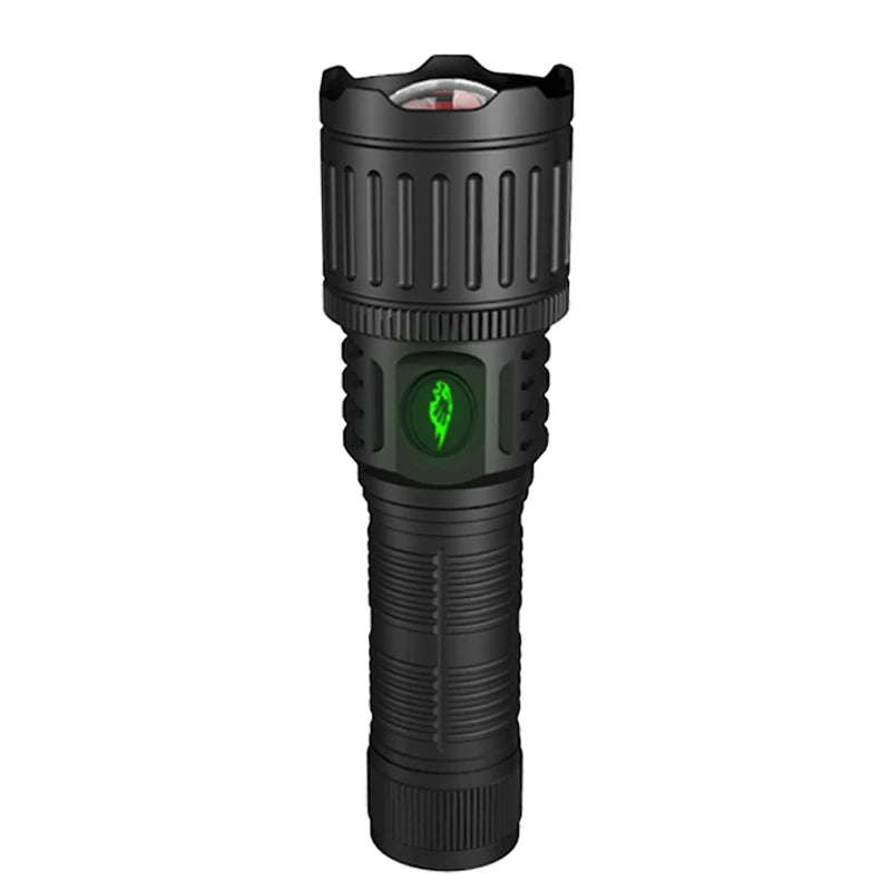 Foxhawk G30 Multifunctional Tactical High Lumen 12000 Lumens Laser Pointer Self Defense Flashlight