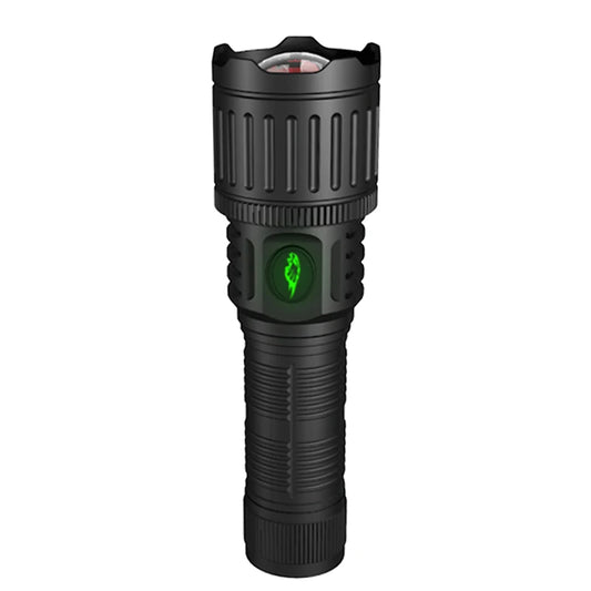 Foxhawk G30 Multifunctional Tactical High Lumen 12000 Lumens Laser Pointer Self Defense Flashlight