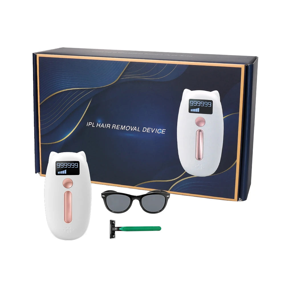 IPL Laser Epilator for Women Home Use Permanent Hair Removal Electric Painless Threading Whole Body Hair Remover Depilatory